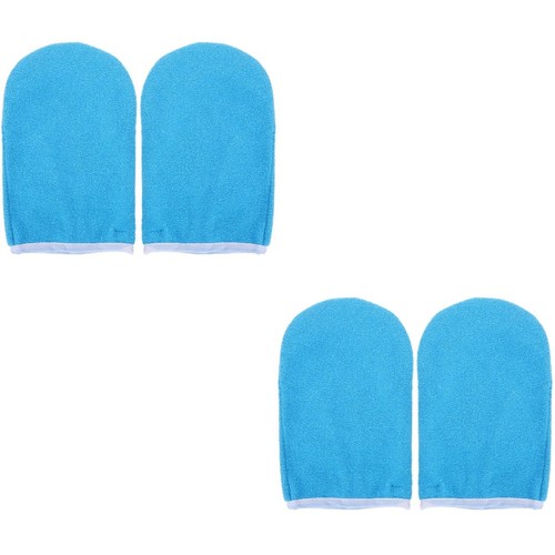Blue paraffin wax hand - paraffin,