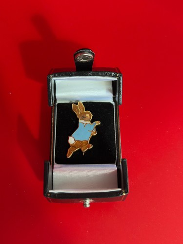 Peter rabbit broach - rabbit,