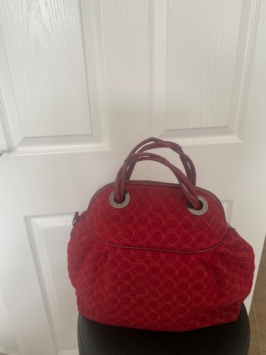 Red velvet handbag billy - handbag,