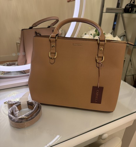 Carvela brown faux leather - brown,