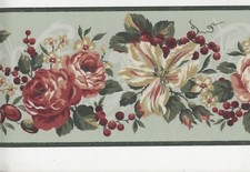 Floral  - 7317-064B - Wallpaper Border 