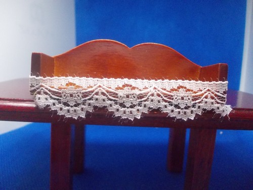 Victorian shelf with lace - with,
