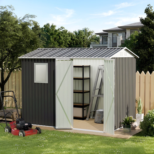9x6 metal garden shed - 9x6,
