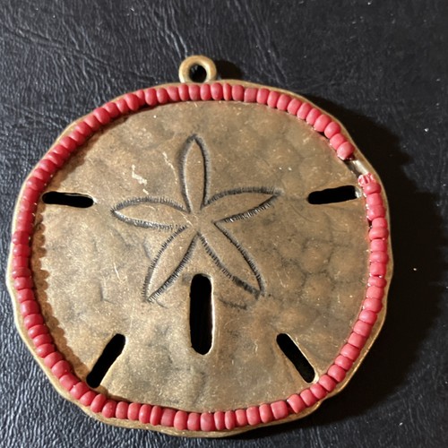 Brass sand dollar - brass,