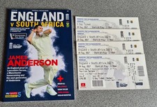 CRICKET PROGRAMME & TICKETS **