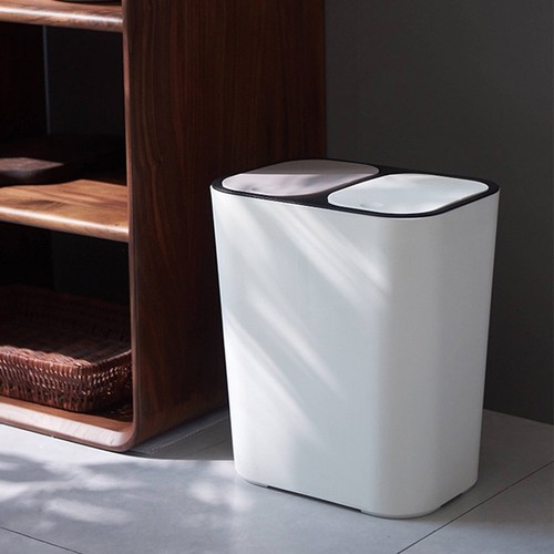 White 15l double compartment - 15l,
