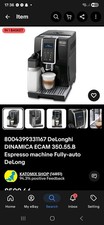 De'Longhi Dinamica ECAM Coffee Machine - Black