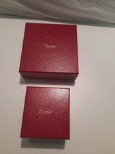 Cartier Empty Gift Cases (2) 9x8.5x6cm & 13.5x13x5cm - Excellent Condition