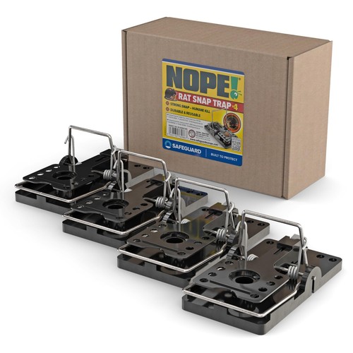 Rat snap trap pack 3x - rat,