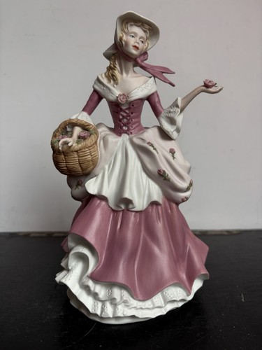 Vintage wedgwood rose figurine - vintage,