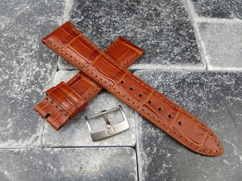 20mm leather strap honey brown - 20mm,