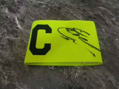 Chris waddle signed - signed, captains