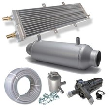 AVT 5" x 10" 650bhp Turbo Water Chargecooler Barrel Intercooler Kit