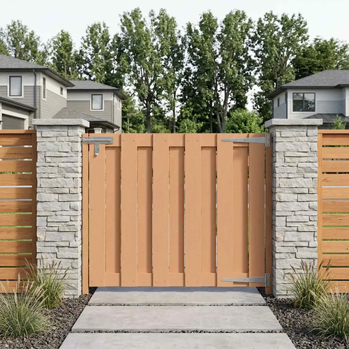 Walplus garden gate brown - walplus,