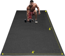 Large Exercise Mat, 8' X 6'/8'
