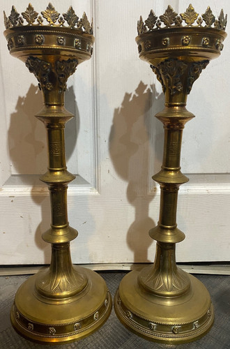Pair of antique gothic - antique,