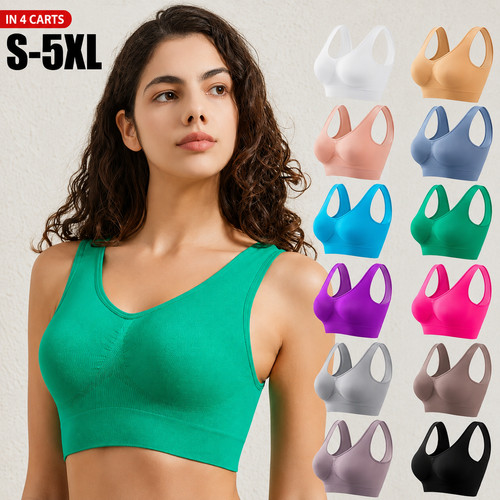 Plus size wireless sports - size, bra