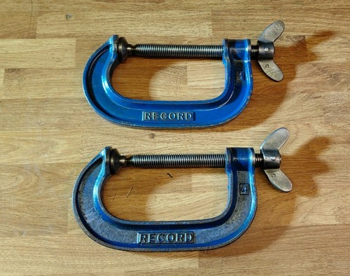 Record clamps pair - 4",