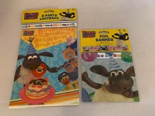 Timmy Time Party Loot Bags & Foil Banner New &Sealed Amscan Vintage