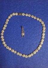 SWAROVSKI Una Angelic Tennis necklace Round cut