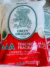 Green Dragon AAA Thai Hom Mali Fragrant Jasmine Rice 2kg