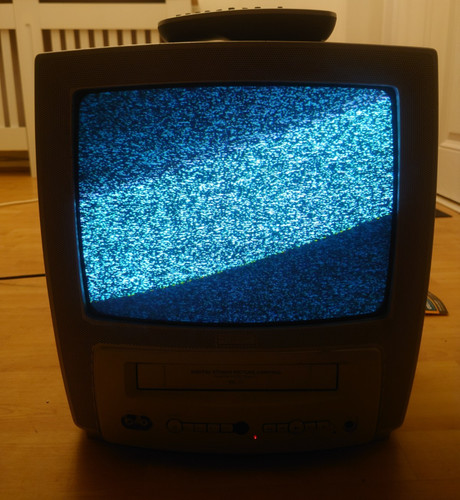 Phillips television vhs video - television,