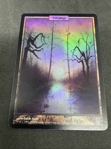 Swamp full art unhinged - unhinged, foil