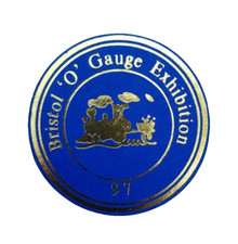 BRISTOL 'O' GAUGE MODEL RAILWAY EXHIBITION 1997 BADGE