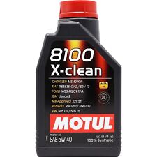 Motul 8100 X-Clean 5w-40 5w40 Fully Synthetic Car Engine Oil - 1 Litre 1L