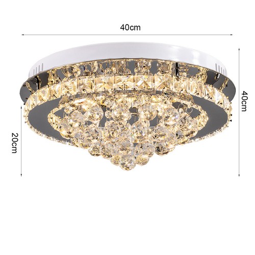 Led crystal ceiling light - crystal,