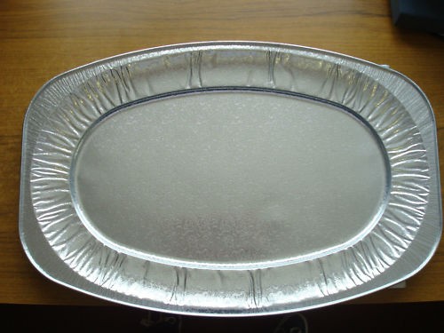 Silver foil platters - 10,