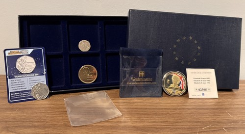 Queen elizabeth coin - coin, gold