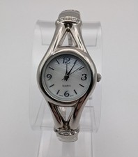 Avon Silver-Tone Cuff Watch
