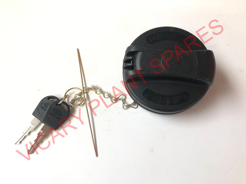 Vented lockable fuel cap - vented, jcb