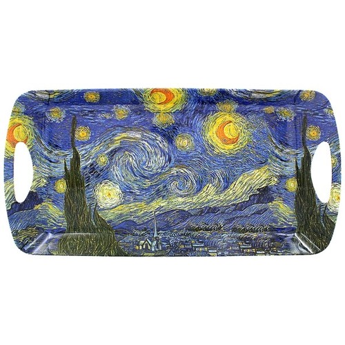 Melamine tray with handles - melamine,
