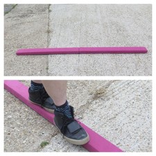 Gym Balance Board Beam Training Purple Fun Health Practice Gymnastic