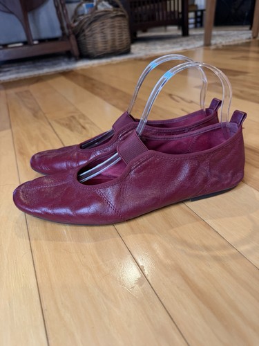 Zara wine red leather - zara,