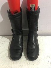 Hein Gericke motorcycle black size UK 8 BIKER leather mens boots shoes - NL