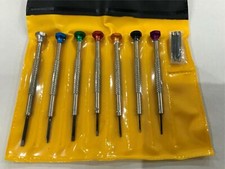 Jewellers Watchmakers Screwdriver Set of 7 Spare Blades Reversible ST-669