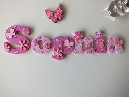 Girls hand decorated - 3",