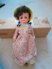 Vintage old fashioned antique boxed doll 13" high