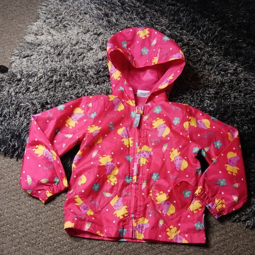 Girls peppa pig raincoat - pig,