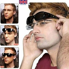 Polarised Sunglasses Over Glasses Wrap Around Sunglasses UV400 Over Prescription