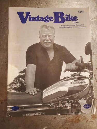 Vintage bike magazine triumph - bike,