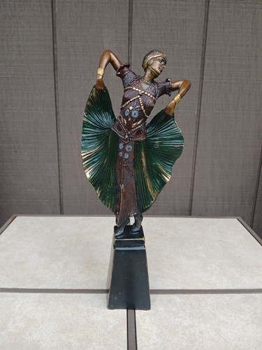 Art deco bronze sculpture - deco,