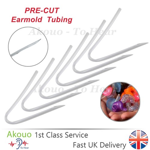 Hearing aid tubes pre cut - aid, bent