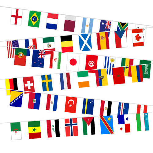 World cup 15m bunting - world,