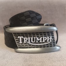triumph motorcycle belt buckle