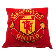 Manchester United FC Official Crest Cushion MUFC Gift