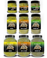 HABISTAT COMPLETE DRY TORTOISE HOLISTIC DIET FOOD ALL FLAVOURS AND SIZES